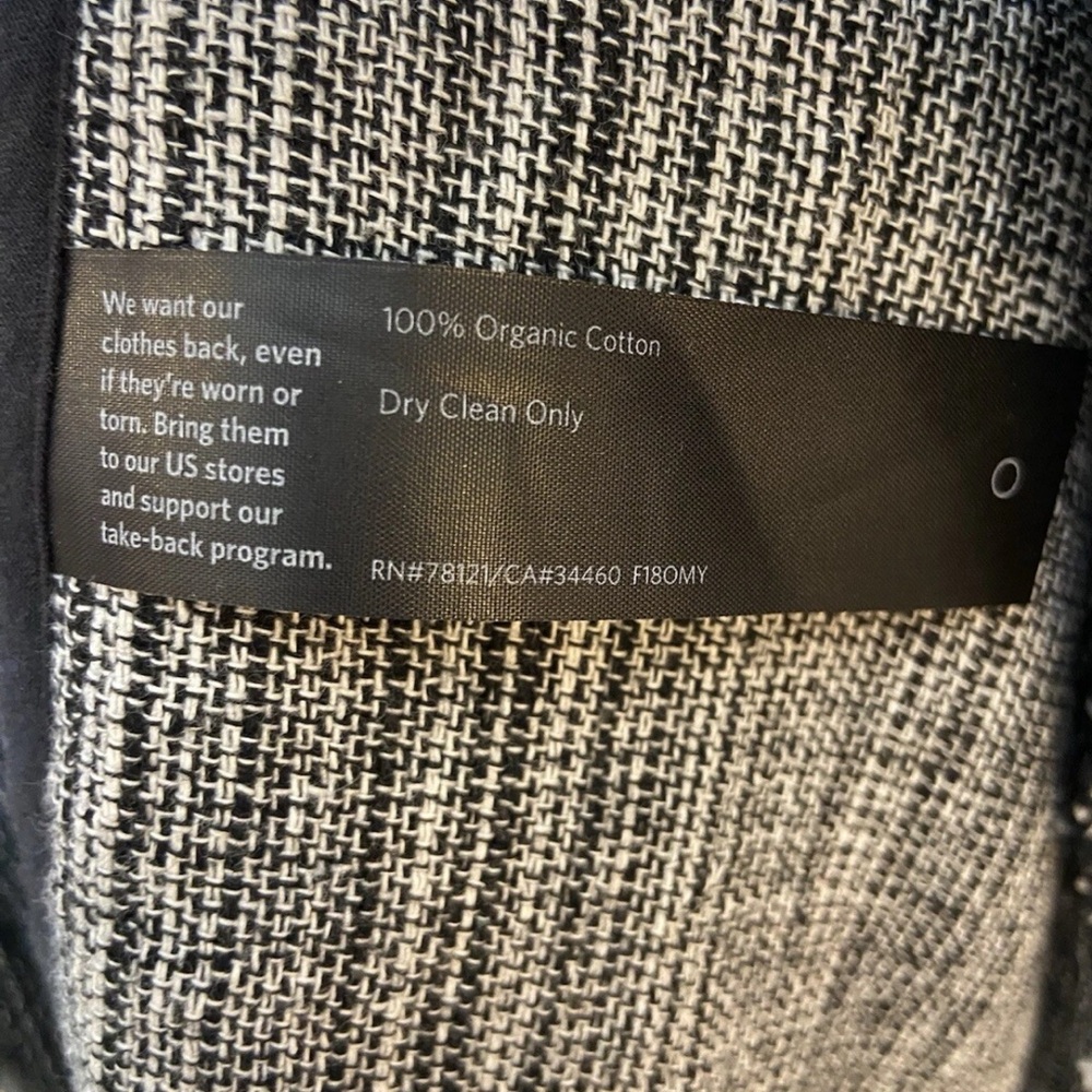 Eileen Fisher Colorblock Shawl Collar Jacket - Picture 5 of 7